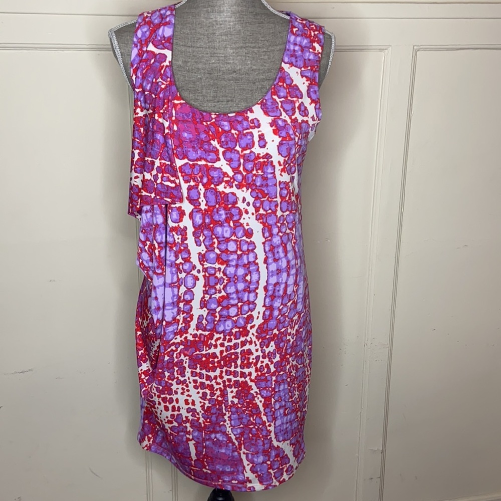 Jennifer Lopez Bodycon Print Dress NWOT Small - Picture 2 of 8